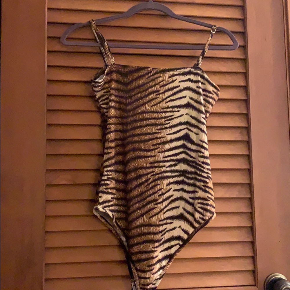 tiger print body suit ~never worn~
